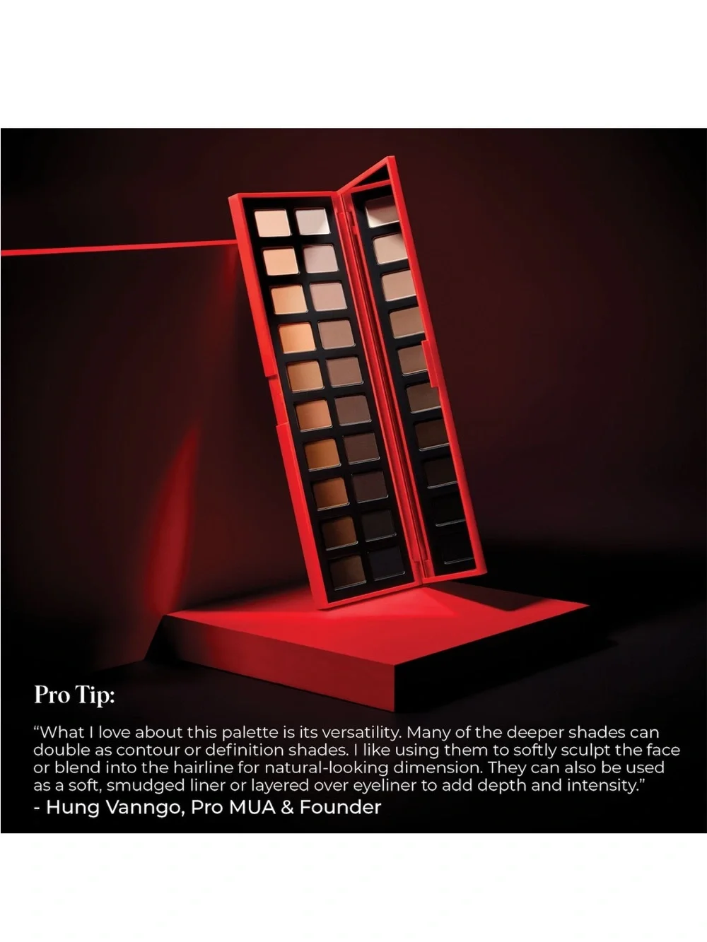 Hung Vanngo Limited Edition Neutral Eyeshadow Palette - 20 Shade Daily Wear